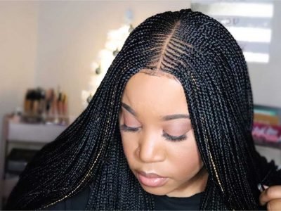 Frontal lace wig